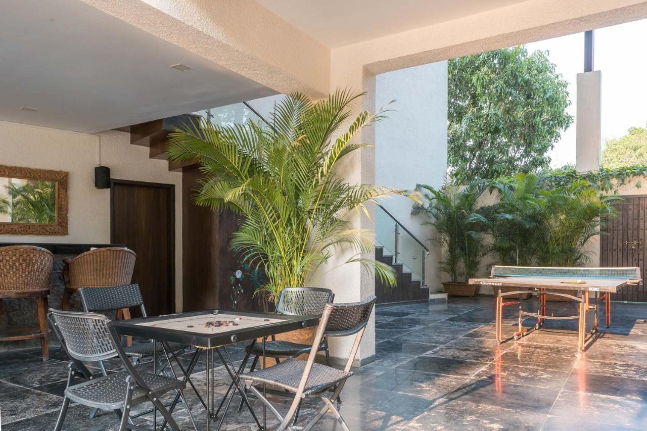 The Leaf By Stayvista - An Enchanting Escape Offering A Pool, Terrace, Lush Lawn, Contemporary Interiors, And Indoor Games Alībāg Buitenkant foto