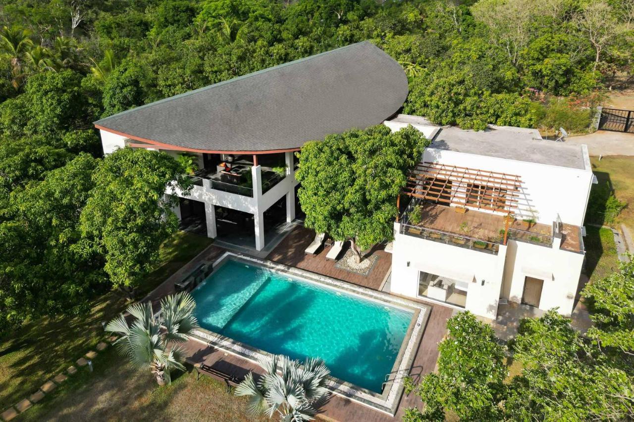 The Leaf By Stayvista - An Enchanting Escape Offering A Pool, Terrace, Lush Lawn, Contemporary Interiors, And Indoor Games Alībāg Buitenkant foto